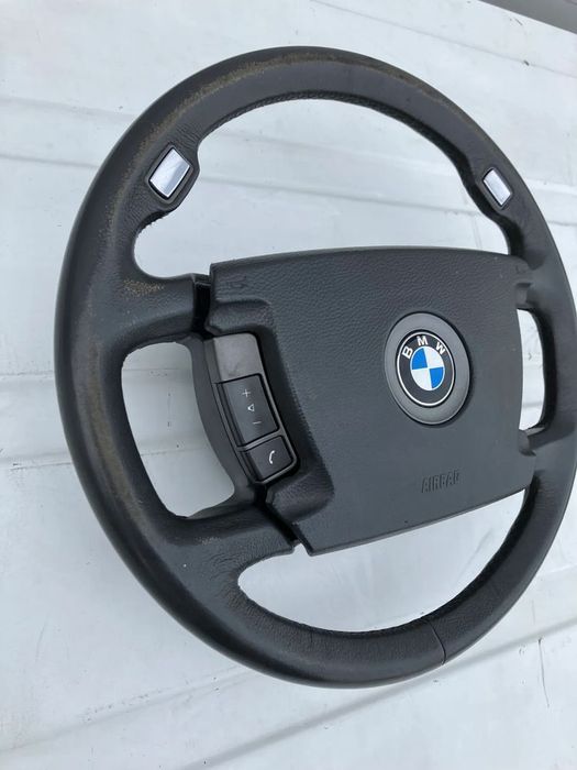 kierownica bmw e65 735i v8 szara poduszka airbag multifunkcja