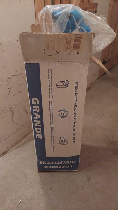 Łóżeczko turystyczne CARETERO GRANDE BLUE