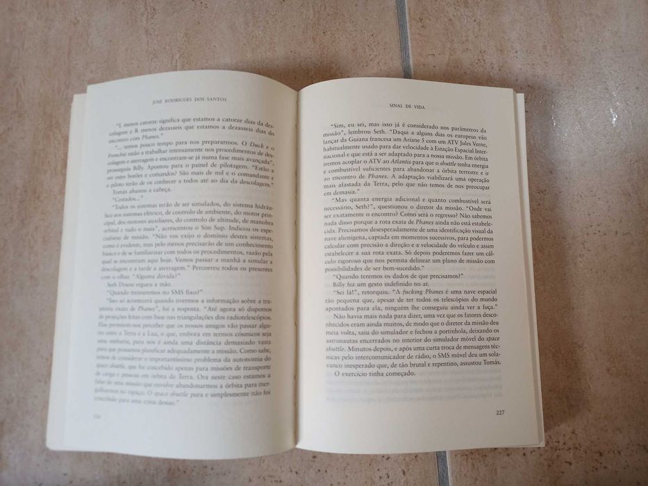 Sinal de Vida, José Rodrigues dos Santos