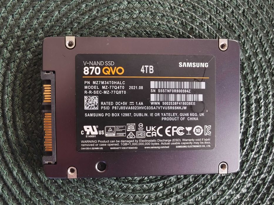 Dysk SSD Samsung 870 QVO 4TB 2.5" SATA III