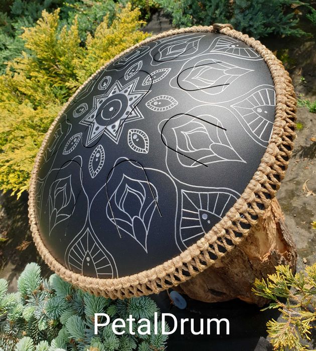 Глюкофон 9 нот+ 1обертон. PetalDrum. Язичковий (пелюстковий) барабан.