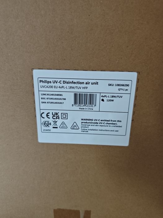 Oczyszczacz powietrza Philips UVCA200  NOWY