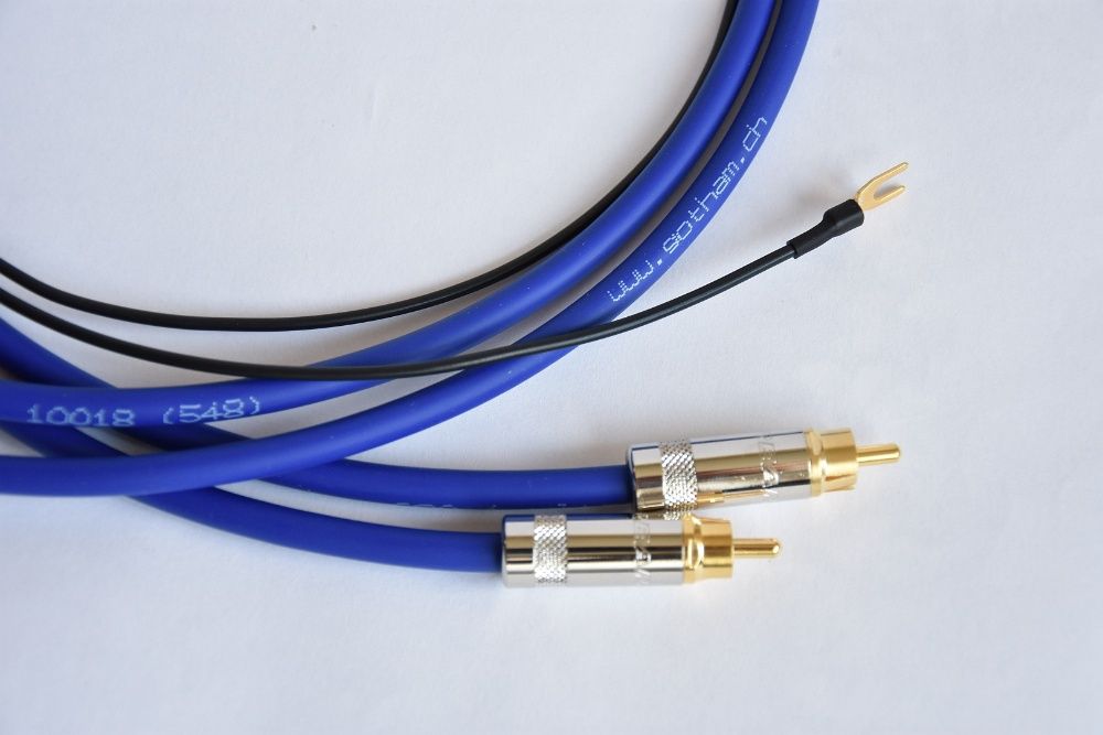 Komplet interkonekt gramofon GOTHAM 75/100/125 RCA Neutrik Amphenol