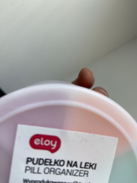 Pokrowiec etui pojemnik na leki dni tygodnia dzień i noc