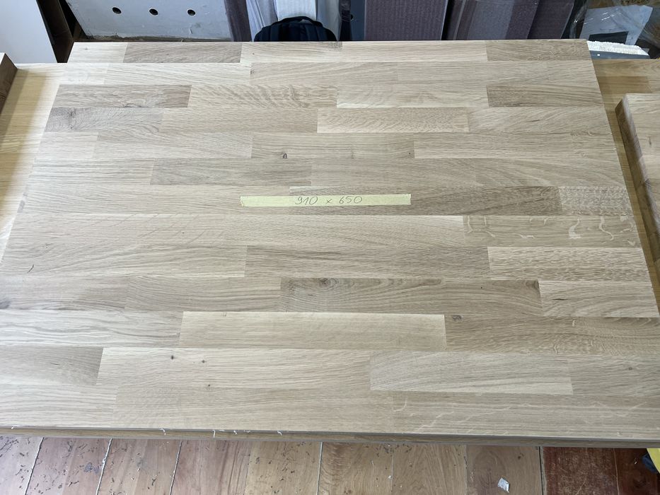 Blat debowy, klasa A/B, gruby 38mm surowy