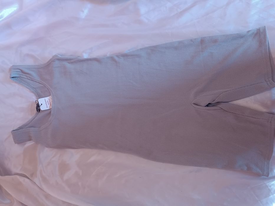 Комбінезон в рубчик сірого кольору