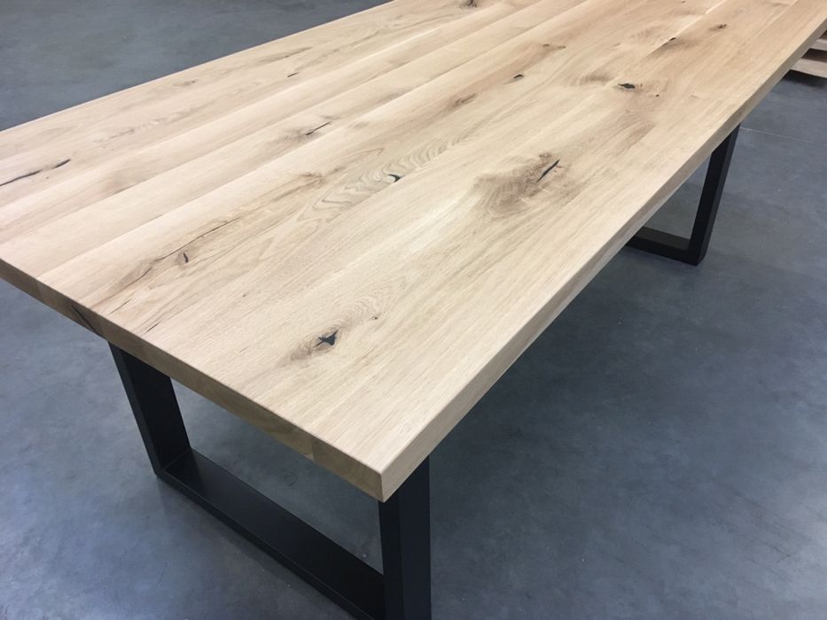 stół dębowy loft industrial skandynawski lity