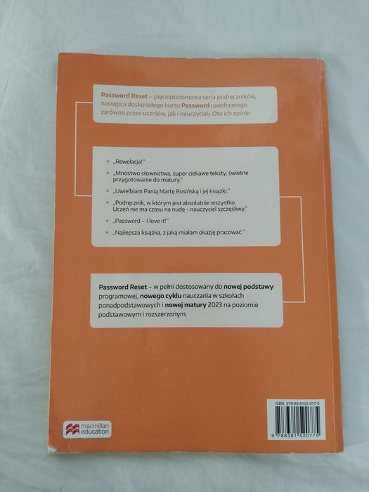 podręcznik Password reset A2+/B1