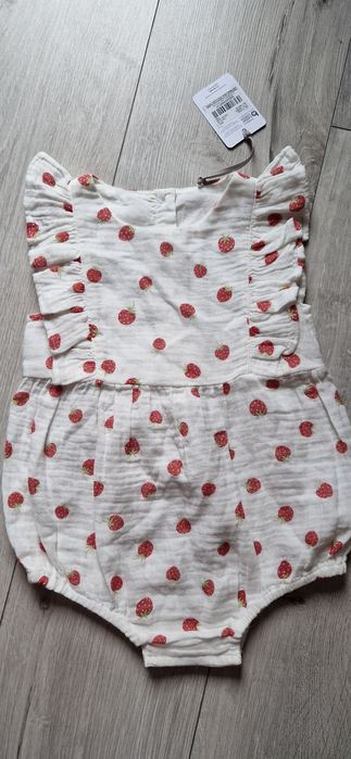 Tu rampers kombinezon body truskawki