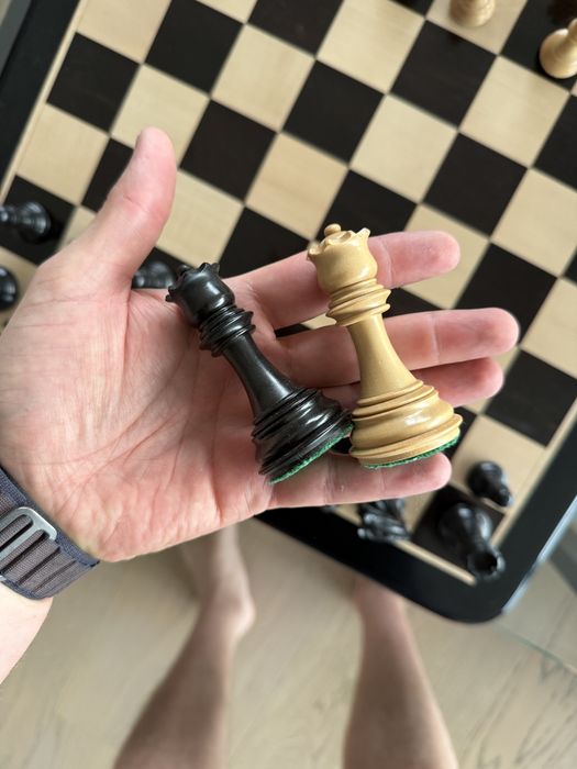 Ekskluzywne drewniane szachy premium