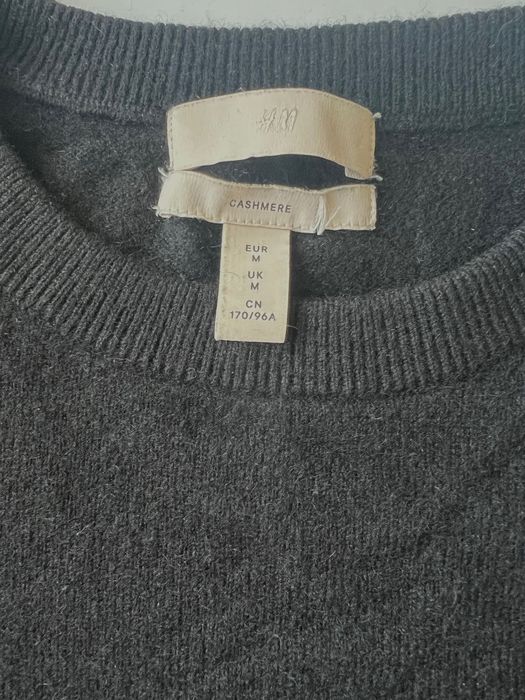 H&M кашемір 90% М светр кашеміровий