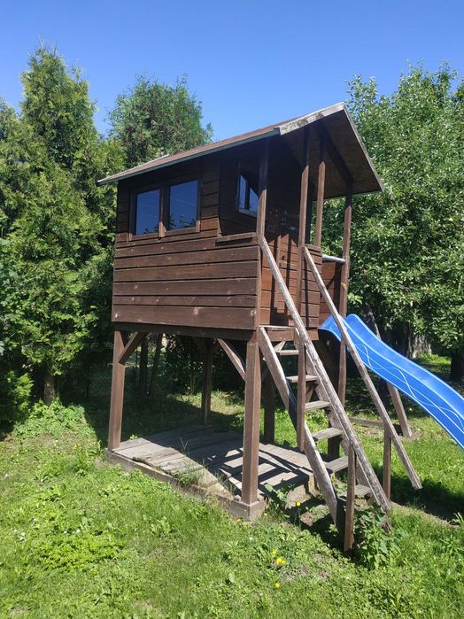Domek drewniany dla dzieci