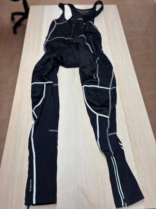 Calças com alças de ciclismo BTT Btwin