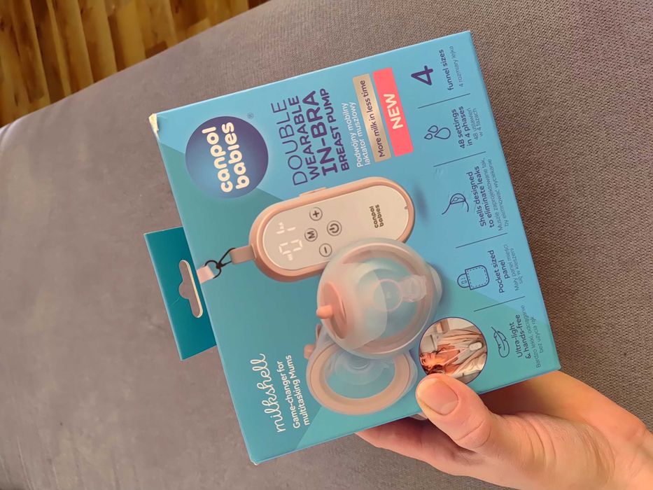 Canpol babies Podwójny mobilny laktator muszlowy MilkShell