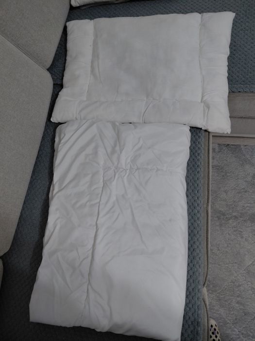 Koldra x2 + poduszka x2 + pościel x2 niemowlęca