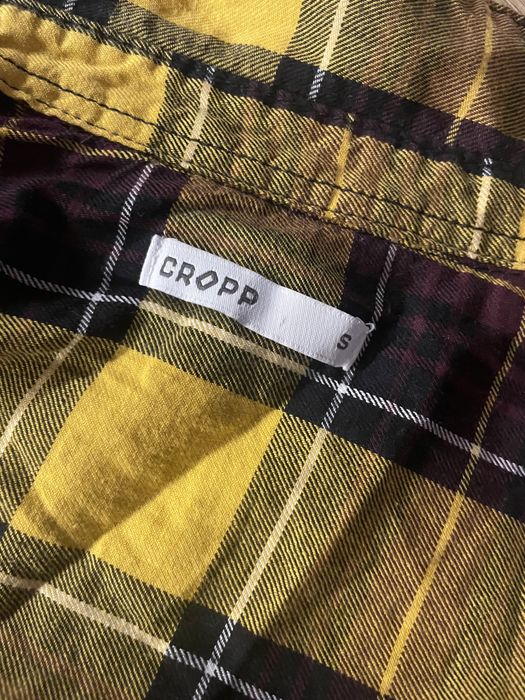 Koszula w kratę żółta rozmiar s marki cropp