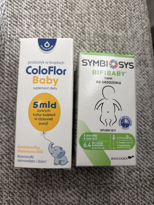 Suplementy probiotyki dla niemowląt ColoFlor Baby i Symbiosys