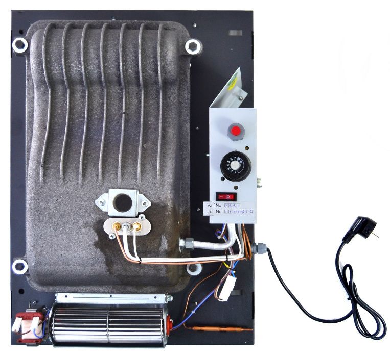 Ogrzewacz gazowy żeliwny HDU 3 DKV z wentylatorem na butle i GZ