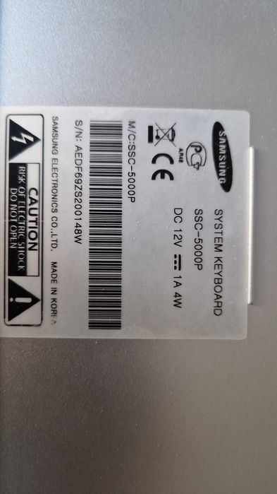 Gravadores CCTV Samsung SHR-6162, teclado de comando, controle remoto