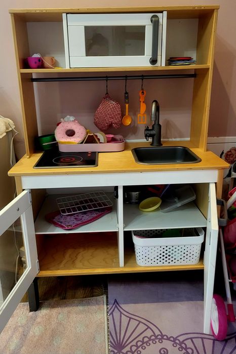 Kuchenka drewniana + akcesoria