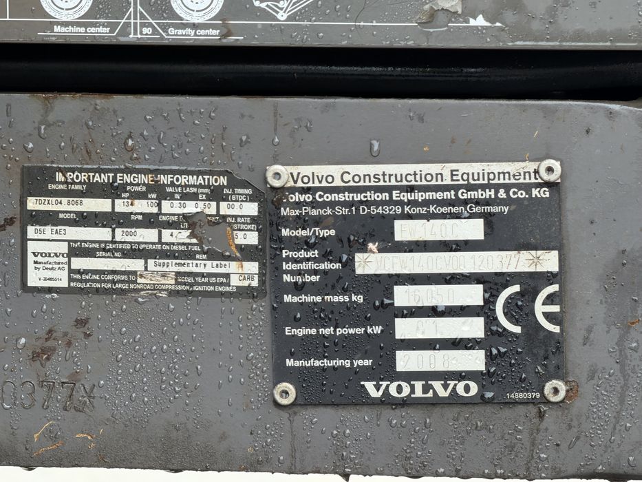 Экскаватор Volvo EC 140 W