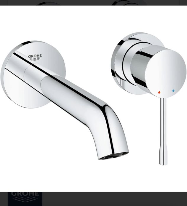 bateria umywalkowa grohe chrom