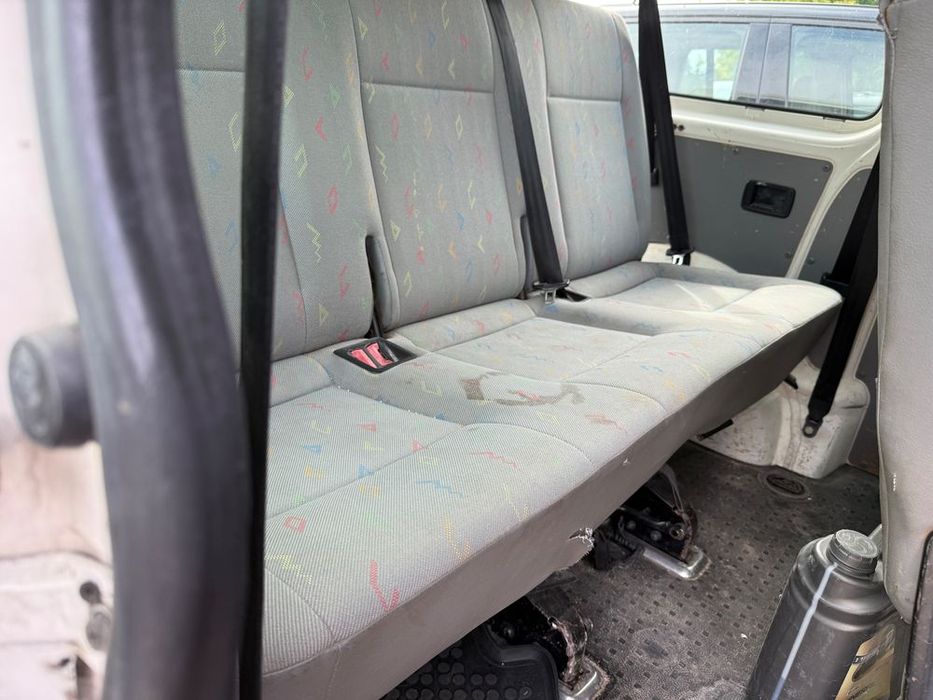 vw t5 t6 fotel kanapa trójka składana 3 rząd kompletna