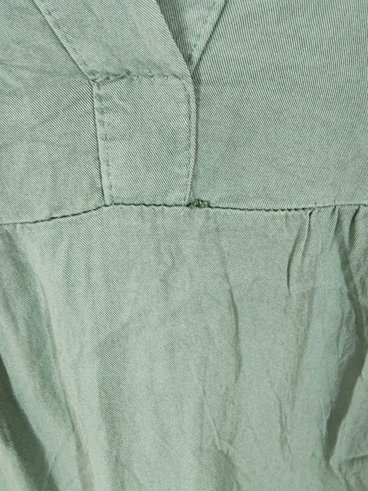 Wygodna sukienka midi khaki rozmiar ok 44/46 wiskoza