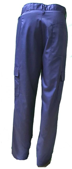 Calça de trabalho em sarja, com cinco bolsos.64285639709185121