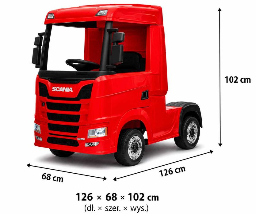 Auto Na Akumulator Ciężarówka Scania 500R HL698 Dla Dzieci 4x4 TIR