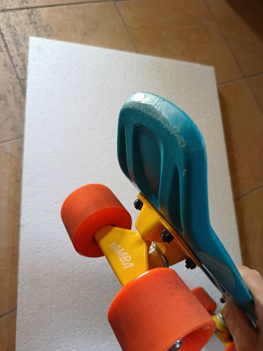 Deskorolka Oxelo Yamba 100 Blue Corail Decathlon