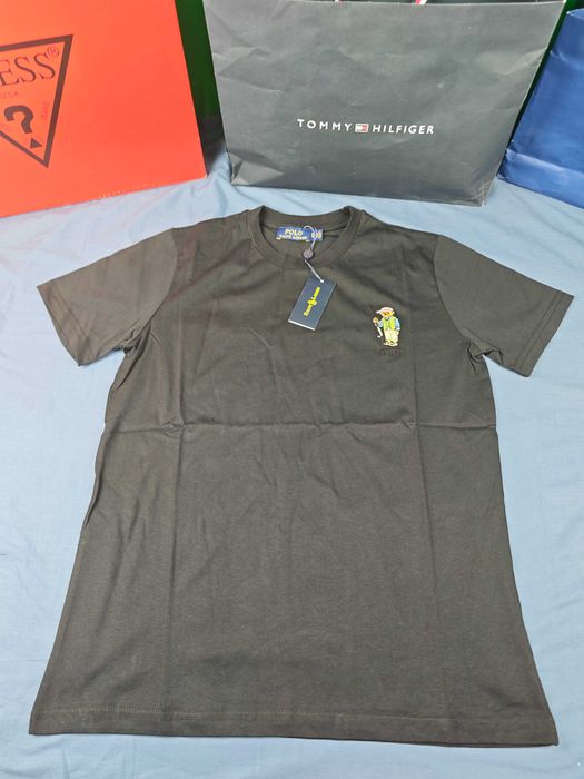 Koszulka męska tshirt Ralph Lauren miś kolory krótki rękaw premium M-XXXL