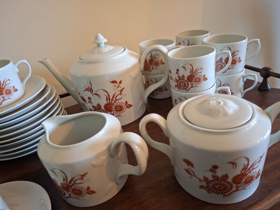 Conjunto de chá porcelana