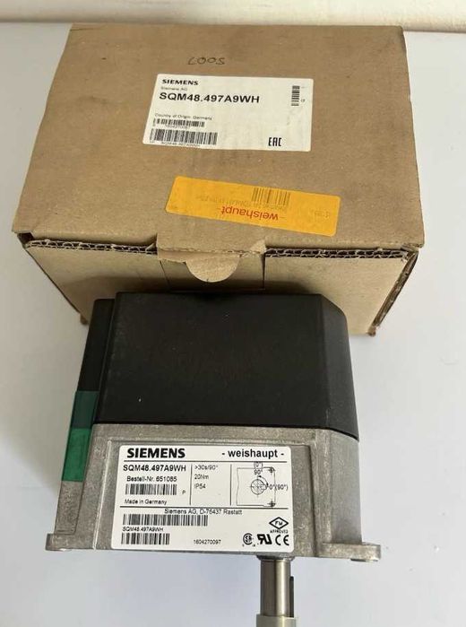 controlador wheishaupt Siemens SQM48.497A9WH servomotor para queimador caldeira