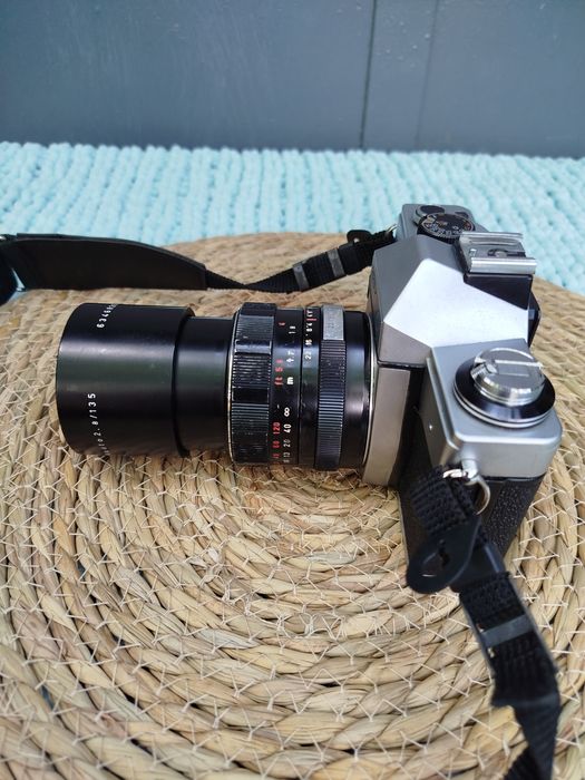 Фотоапарат Praktica LTL + німецький об'єктив Pentacon 135mm f/2.8 M42