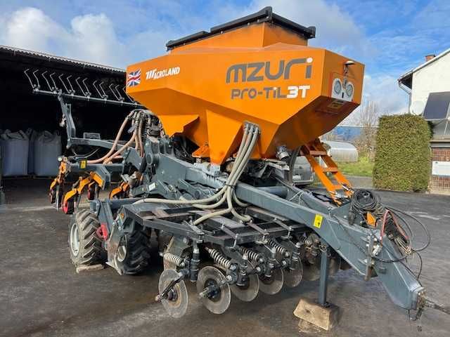 Siewnik do siewu bezpośredniego MZURI PRO-TIL 3T uprawa pasowa