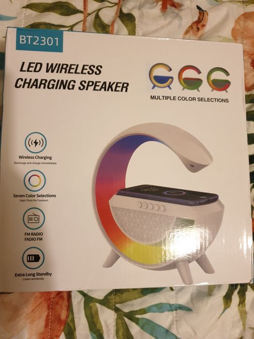 Coluna G nova com carregador wireless
