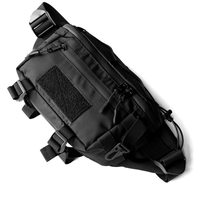 Тактична сумка бананка чоловіча TACTIC 1 поясна на груди з тканини