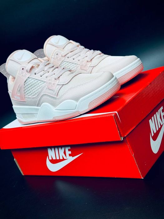 Nike aura 4 Pink /кросівки шкіряні жіночі/ рожеві найк аура 4