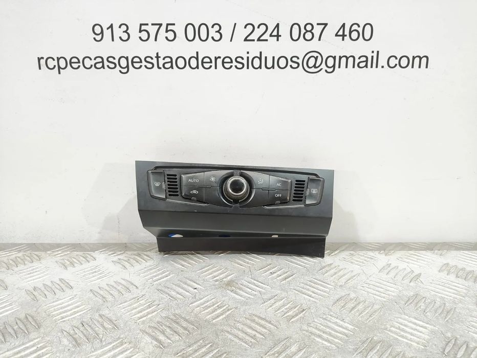 Display Sofagem Comando AC Climatronic Original Audi A5 8T B8 8K Q5