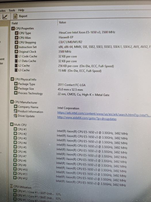 HexaCore xeon E5-1650V3/32gb/дві відеокарти Quadro M4000 8gb/ssd500gb+hdd 1tb HP Z440 WORKSTATION