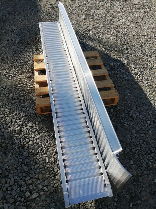 Najazdy Aluminiowe + Dostawa, PONAD 100 MODELI Rampy do Załadunku Maszyn Koparki Lawet GWARANCJA i certyfikat CE