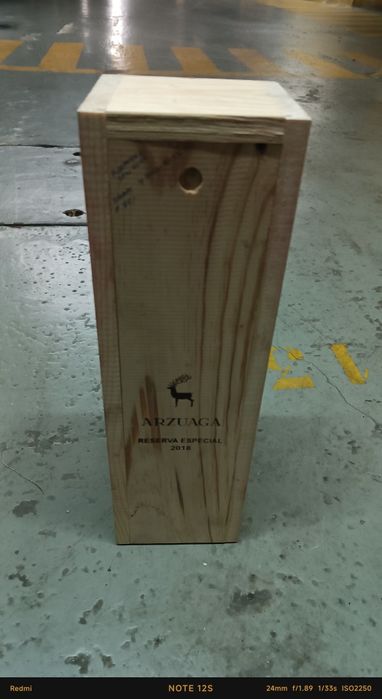Caixa de Madeira Original Arzuaga Reserva Especial 2018 – Vazia