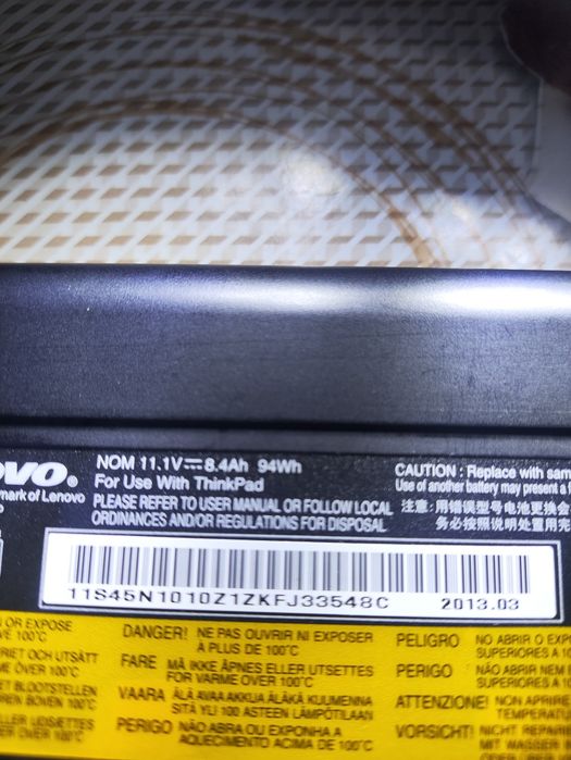 Bateria Recarregável Lenovo 11S45N1010Z1ZKFJ33548C