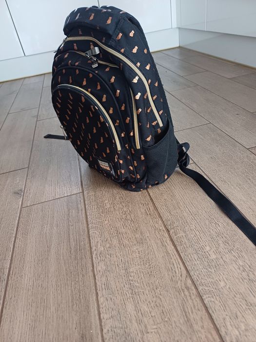 Plecak szkolny czarny dla dziewczynki Head.