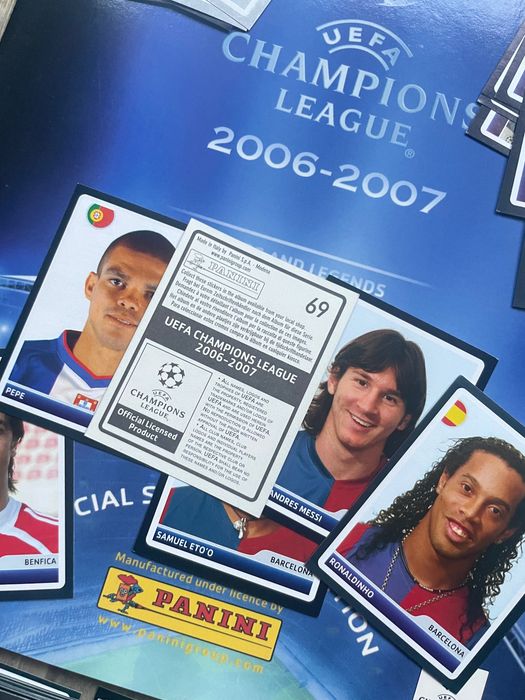 Panini League of Champions 2006/2007 полный сэт