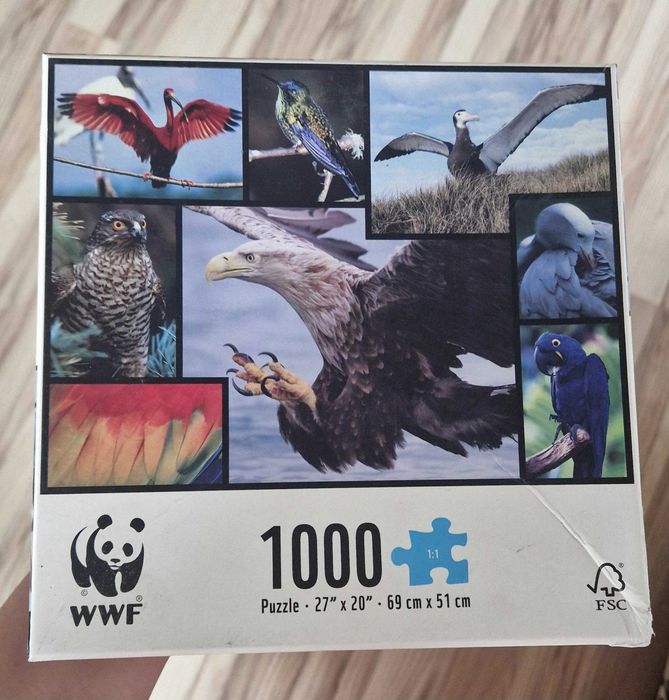 Puzzle WWF ptaki 1000 el
