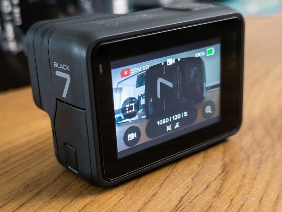 GoPro HERO7 Black + Acessórios + Cartão SD