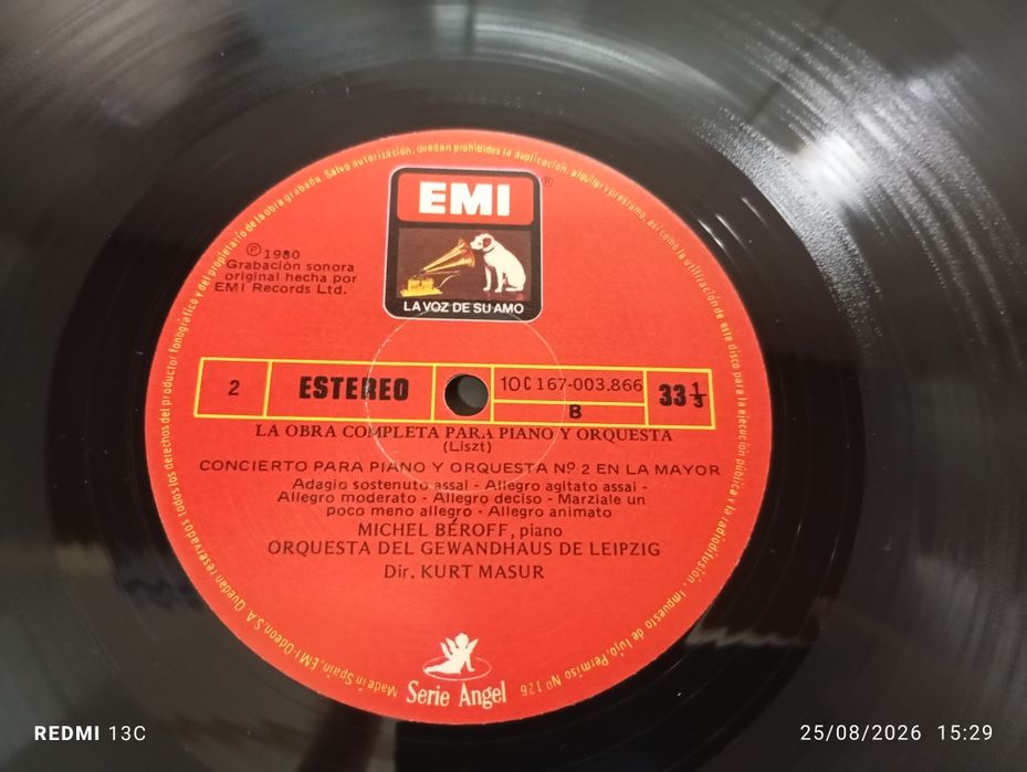 Discos de vinil Liszt