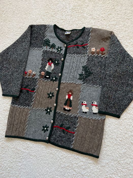 Kardigan sweter Yessica vintage lata 90’s świetne wzroki